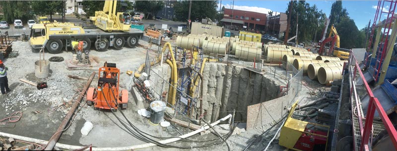 Construction site Trenchless