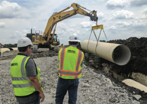 Pipe For New Texas Reservoir