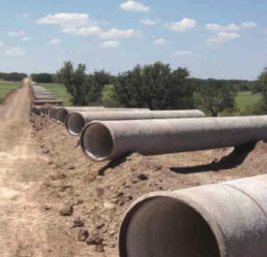 Bar-wrapped pipe