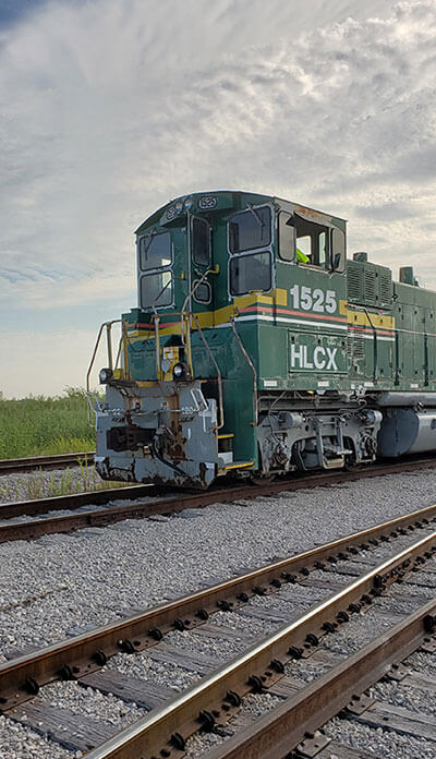 The Thompson family builds the T&T Rock Distributor’s rail terminal.